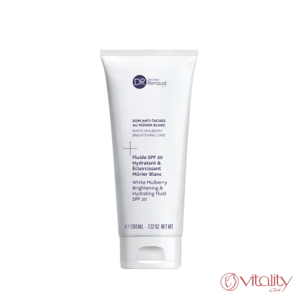 Хидратиращ изсветляващ флуид бяла черница SPF 20