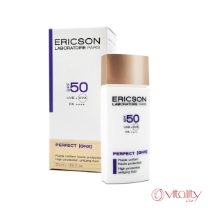 Високозащитен уеднаквяващ тена флуид SPF50