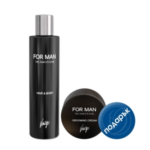 For Man Shampoo and Shower Gel and Taming Shine Cream