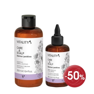 Care & Scalp Дермоуспокояващ шампоан и серум със слез