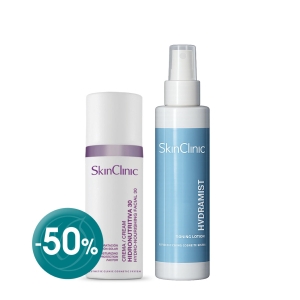 Moisturizing spray and Moisturizing cream with sun protection