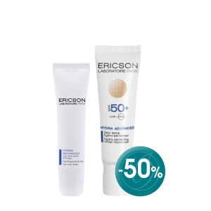Hydra Advanced Балсам за обемни устни и Високозащитен флуид с цвят SPF50+